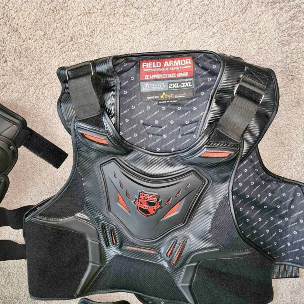 ICON Vest 2XL-3XL, Knee Pads, and Elbow Pads